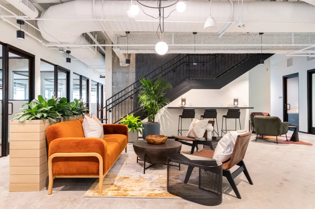 The St. Petersburg office lounge.